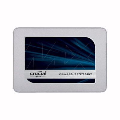 Crucial MX500 1TB 3D NAND SATA, 2.5 inch 7mm with 9.5mm adapter Internal SSD Blue/Gray, CT1000MX500SSD1, Crucial MX500 SSD