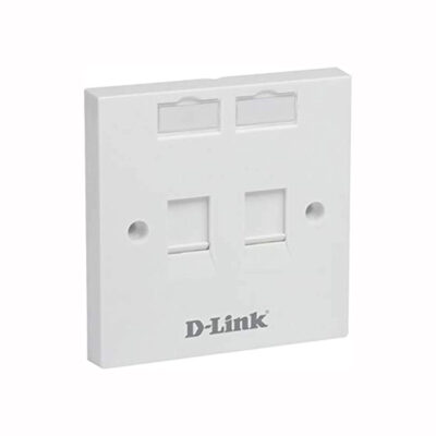 D-Link Cat 6 UTP Face Plate – NFP-0WHI21