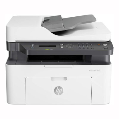 HP Laser MFP 137fnw , Print, copy, scan – White [4ZB84A]