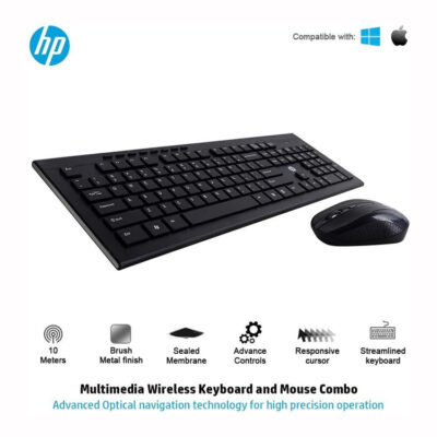 HP Wireless Keyboard and Mouse Combo CS10 – Black
