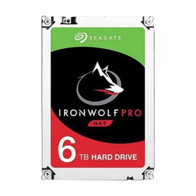 Seagate IronWolf Pro, 6 TB, NAS Internal Hard Drive, CMR 3.5 Inch, SATA 6 Gb/s 7,200 RPM, 256 MB Cache, for RAID Network Attached Storage, 3 years Rescue Services, FFP (ST6000NE000)