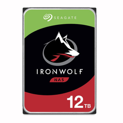 Seagate IronWolf 12TB NAS Internal Hard Drive HDD – CMR 3.5 Inch SATA 6Gb/s 7200 RPM 256MB Cache for RAID Network Attached Storage – Frustration Free Packaging (ST12000VN0008)