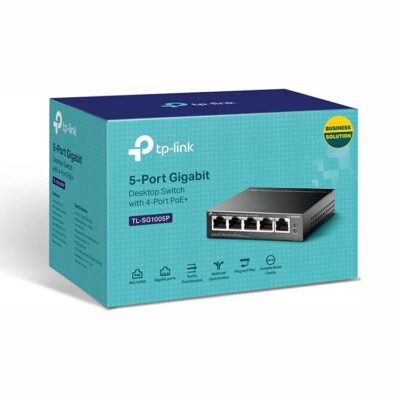 TP-Link 5-Port Gigabit Desktop Switch with 4-Port PoE TL-SG1005P