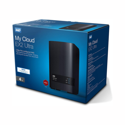 WD 4TB My Cloud EX2 Ultra Network Attached Storage – NAS – WDBVBZ0040JCH