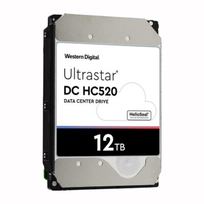 HGST WD Ultrastar DC HC520 HUH721212AL4200 12TB HDD 7200 RPM SAS 12Gb/s Interface 4Kn ISE 3.5-Inch Helium Data Center Enterprise Internal Hard Disk Drive, Model: 0F29560