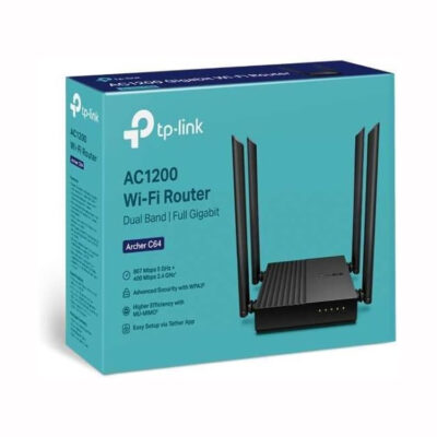 TP LINK AC1200 (ARCHER C64) WIFI ROUTER