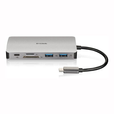 D-link dub-m910 9-in-1 usb-c hub with hdmi/vga/ethernet/card reader