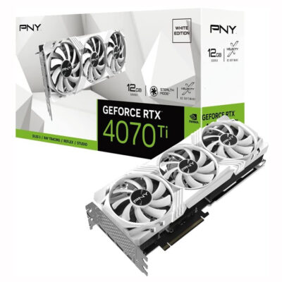 PNY GEFORCE RTX™ 4070Ti 12GB XLR8 Gaming VERTO EPIC-X RGB™ DLSS 3 Triple Fan Graphics Card
