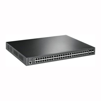 TP-Link TL-SG3452P | 48 Port Gigabit L2+ Managed PoE Switch | 48 PoE+ Port @384W, 4 x SFP Slots | PoE Auto Recovery | Omada SDN Integrated | IPv6 | Static Routing | Limited Lifetime Protection