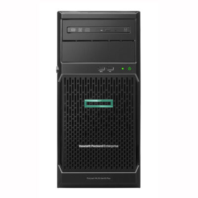 HPE ProLiant ML30 Gen10 Plus Tower Server with 1x Intel Xeon E-2314 Processor, 48GB Un buffered ECC 3200AA MT/s, 1TB SATA, 1x 350W Non-hot-plug Power Supply | P44718-421