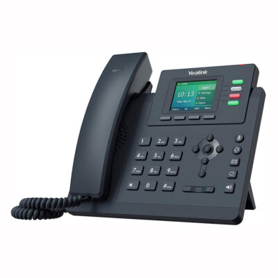 Yealink T33G IP Phone – 4 VoIP Accounts. 2.4-Inch Color Display. Dual-Port Gigabit Ethernet