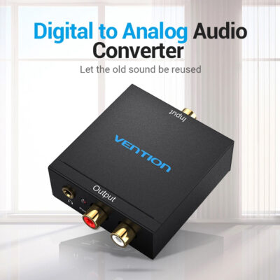 Vention Optical Fiber/Coaxial Digital Audio To Rca Analog Audio Converter – Bdfb0