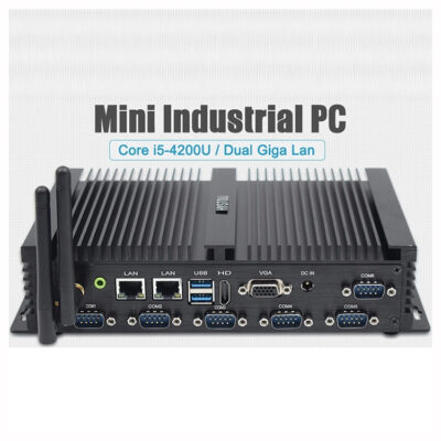 SUNSKY HYSTOU K4 Mini ITX PC, Intel Core i5-4200U 2 Core 4 Threads up to 1.60-2.60GHz, Support mSATA, WiFi, 4GB RAM DDR3 + 128GB SSD